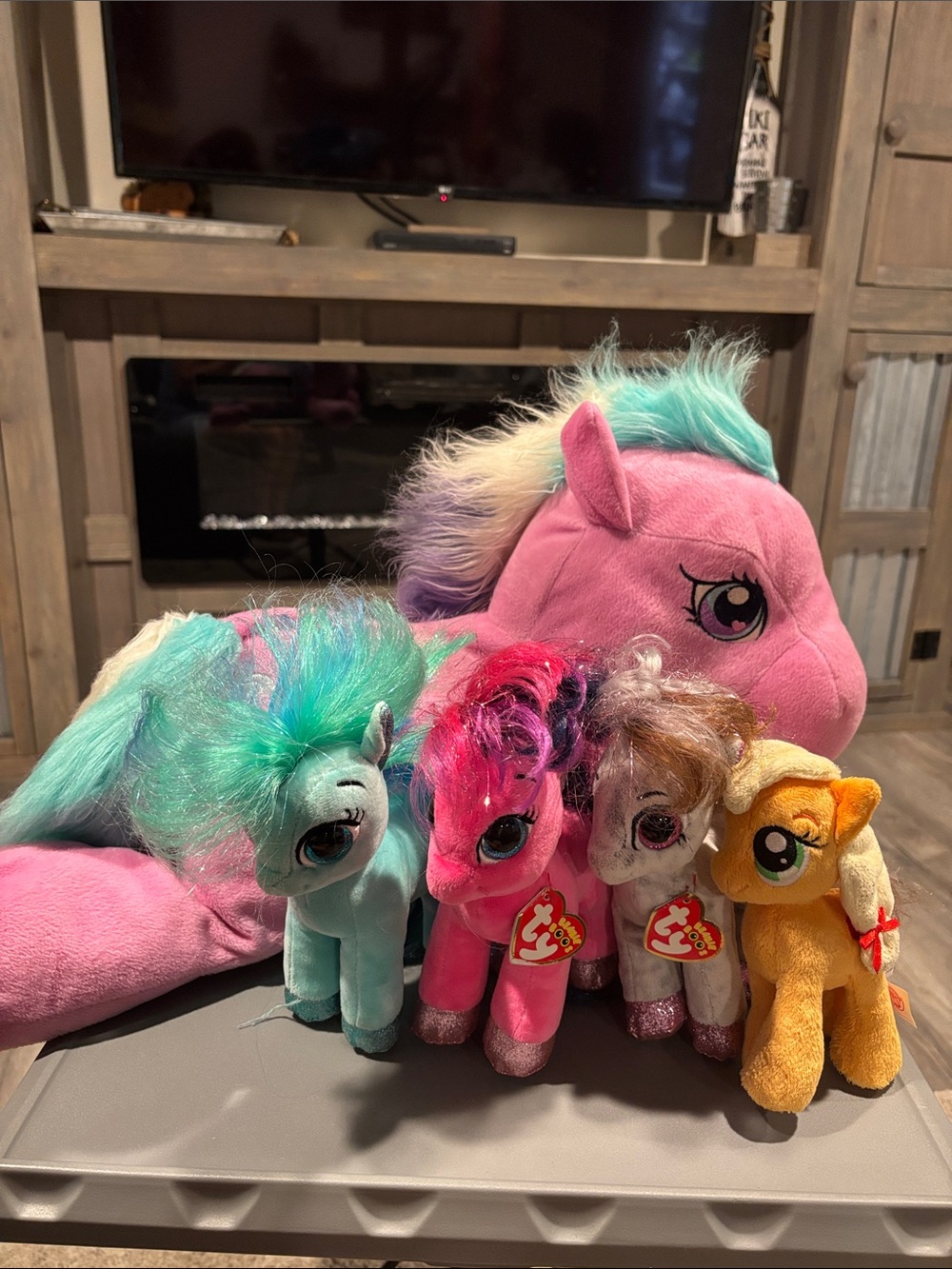 My Little Pony Toola-Roola XL & Ty Plush Pony Set - of 5
